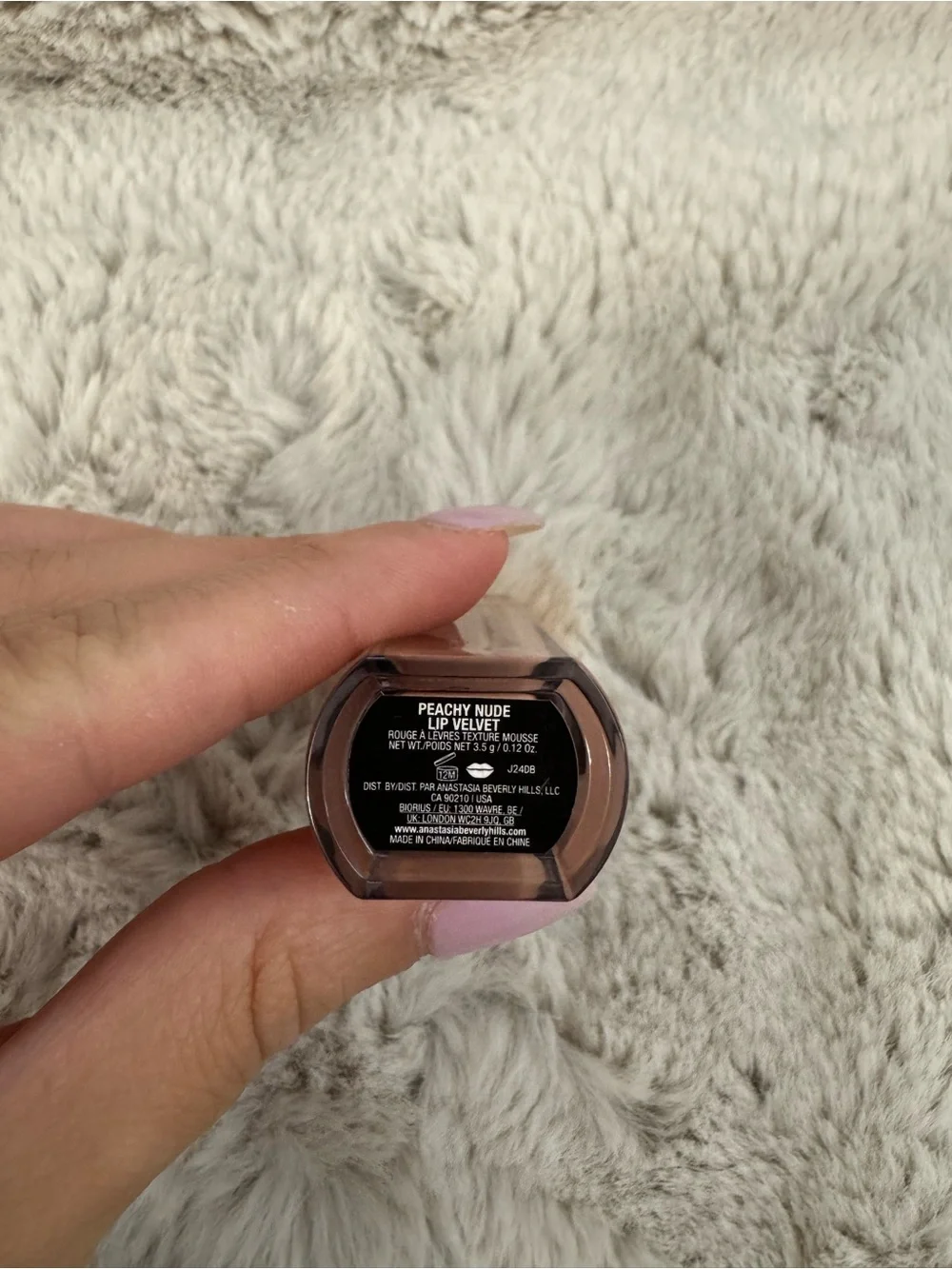 Anastasia Beverly Hills Lip Velvet Liquid Lipstick — Peachy Nude